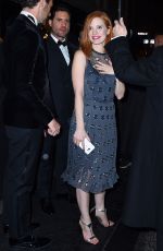 JESSICA CHASTAIN Leaves Met Gala After-party in New York 05/02/2016