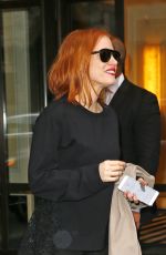 JESSICA CHASTAIN Out and About in New York 05/01/2016