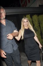 JESSICA SIMPSON Leaves Nice Guy in West Hollywood 05/10/2016