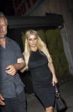 JESSICA SIMPSON Leaves Nice Guy in West Hollywood 05/10/2016