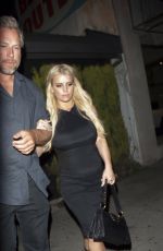 JESSICA SIMPSON Leaves Nice Guy in West Hollywood 05/10/2016