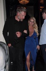 JESSICA SIMPSON Night Out in Beverly Hills 05/15/2016