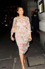 JESSICA WRIGHT Leaves Nobu Restaurant in London 05/13/2016