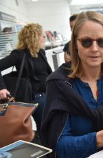 JODIE FOSTER at Nice Airport 005/10/2016
