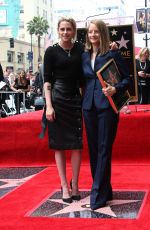 JODIE FOSTER Honored with Star on Hollywood Walk of Fame in Los Angeles 05/04/2016