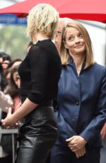 JODIE FOSTER Honored with Star on Hollywood Walk of Fame in Los Angeles 05/04/2016