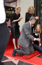 JODIE FOSTER Honored with Star on Hollywood Walk of Fame in Los Angeles 05/04/2016