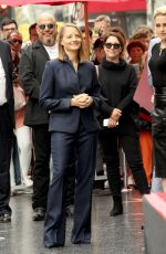 JODIE FOSTER Honored with Star on Hollywood Walk of Fame in Los Angeles 05/04/2016