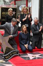 JODIE FOSTER Honored with Star on Hollywood Walk of Fame in Los Angeles 05/04/2016