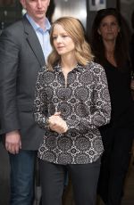 JODIE FOSTER Out in London 05/20/2016