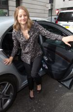 JODIE FOSTER Out in London 05/20/2016