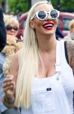 JODIE MARSH Out and About in London 05/23/2016