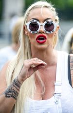 JODIE MARSH Out and About in London 05/23/2016