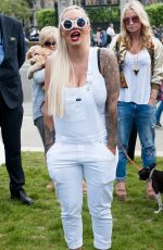 JODIE MARSH Out and About in London 05/23/2016