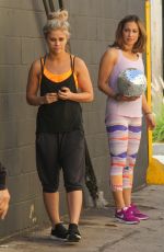 JODIE SWEETIN, PAIGE VANZANT GINGER ZEE and KIM FIELDS Films a Scene for DWTS Team Dance 04/29/2016