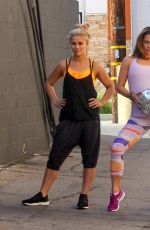 JODIE SWEETIN, PAIGE VANZANT GINGER ZEE and KIM FIELDS Films a Scene for DWTS Team Dance 04/29/2016