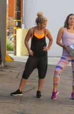 JODIE SWEETIN, PAIGE VANZANT GINGER ZEE and KIM FIELDS Films a Scene for DWTS Team Dance 04/29/2016