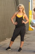JODIE SWEETIN, PAIGE VANZANT GINGER ZEE and KIM FIELDS Films a Scene for DWTS Team Dance 04/29/2016