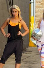 JODIE SWEETIN, PAIGE VANZANT GINGER ZEE and KIM FIELDS Films a Scene for DWTS Team Dance 04/29/2016