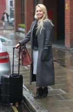 JORGIE PORTER at Euston Station in London 05/10/2016