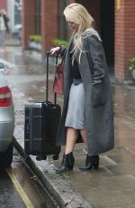 JORGIE PORTER at Euston Station in London 05/10/2016