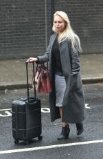 JORGIE PORTER at Euston Station in London 05/10/2016