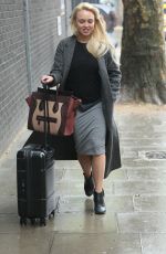 JORGIE PORTER at Euston Station in London 05/10/2016