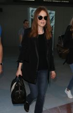 JULIANNE MOORE at Nice Airport 05/14/2016