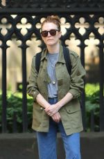 JULIANNE MOORE Out and About in New York 05/23/2016