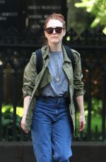 JULIANNE MOORE Out and About in New York 05/23/2016