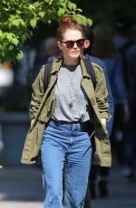 JULIANNE MOORE Out and About in New York 05/23/2016