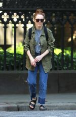 JULIANNE MOORE Out and About in New York 05/23/2016