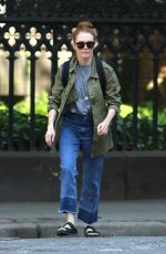 JULIANNE MOORE Out and About in New York 05/23/2016
