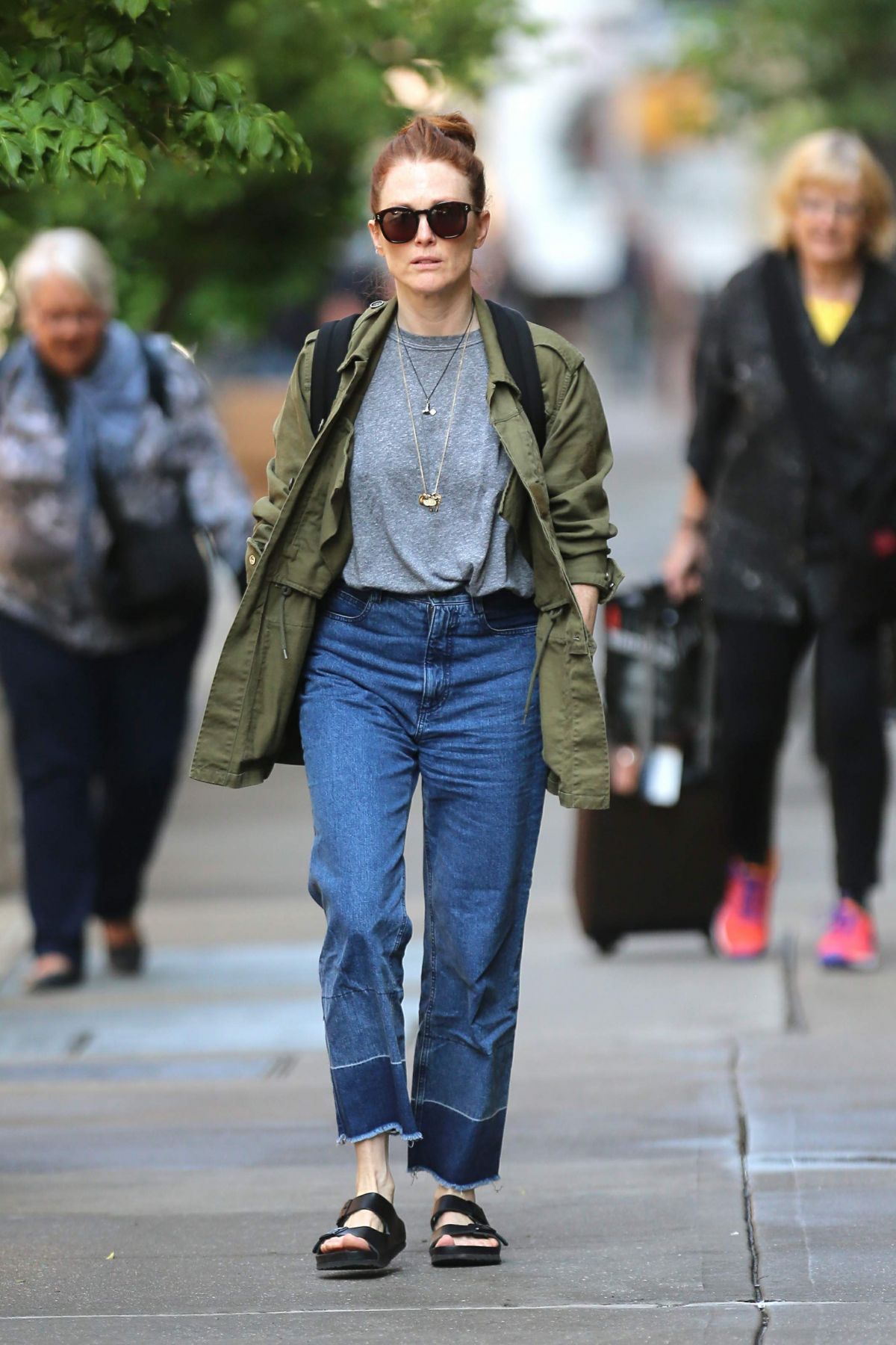JULIANNE MOORE Out and About in New York 05/23/2016 – HawtCelebs