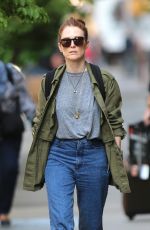 JULIANNE MOORE Out and About in New York 05/23/2016