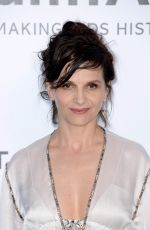 JULIETTE BINOCHE at Amfar’s 23rd Cinema Against Aids Gala in Antibes 05/19/2016