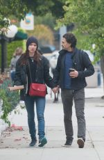 JULIETTE LEWIS Leaves Le Pain Quotidien in West Hollywood 05/09/2016