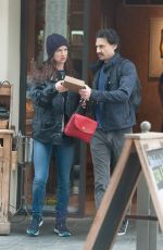 JULIETTE LEWIS Leaves Le Pain Quotidien in West Hollywood 05/09/2016