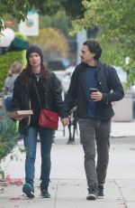JULIETTE LEWIS Leaves Le Pain Quotidien in West Hollywood 05/09/2016