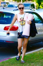 KALEY CUOCO at a Yoga Class in Sherman Oaks 05/16/2016