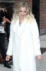 KALEY CUOCO at "Late Show with Stephen Colbert