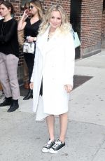 KALEY CUOCO at "Late Show with Stephen Colbert