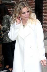 KALEY CUOCO at "Late Show with Stephen Colbert
