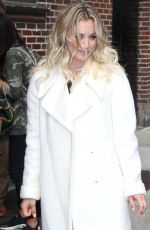 KALEY CUOCO at "Late Show with Stephen Colbert