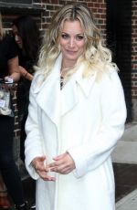 KALEY CUOCO at "Late Show with Stephen Colbert