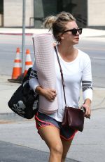 KALEY CUOCO Heading To Yoga Class in Los Angeles 05/23/2016