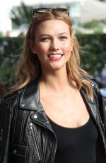 KARLIE KLOSS Leaves Martinez Hotel in Cannes 05/18/2016