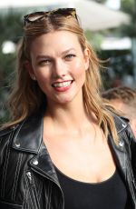 KARLIE KLOSS Leaves Martinez Hotel in Cannes 05/18/2016