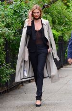 KARLIE KLOSS Out and About in New York 04/24/2016