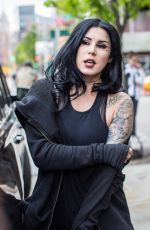 KAT VON D Out and About in Soho 05/10/2016